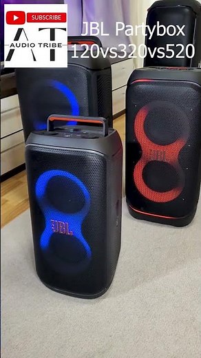 JBL Partybox 520 VS 320 VS 120 MAX Volume Test