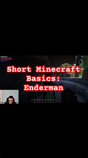 Short Minecraft Basics: Enderman #minecraft #minecraftshorts #education