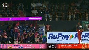8.4M views · 101K reactions | Sailing six  Flying stump ☝  Watch Bhuvneshwar Kumar  Vaibhav Suryavanshi in a captivating battle 卵亂 #RR 72/2 after 6 overs. Updates ▶ https://bit.ly/TATAIPL-2025-42 #TATAIPL | #RCBvRR | IPL - Indian Premier League | Facebook