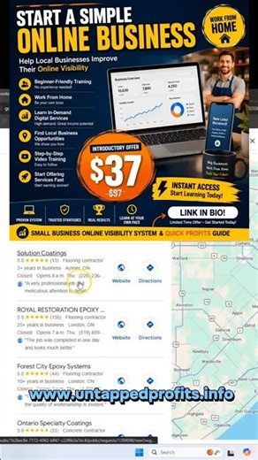 Start a Simple Online Business Helping Local Businesses Get More Customers Online