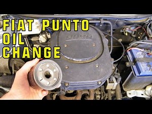 Fiat Punto: Oil and Oil Filter Change