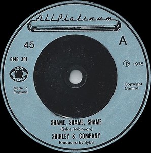 Shirley & Company - Shame, Shame, Shame