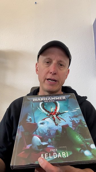 Watch 40k Codex for Aeldari 10th edition on Amazon Live
