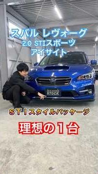 Subaru Levorg 2.0 STI Sport EyeSight VMG STI Style Package!