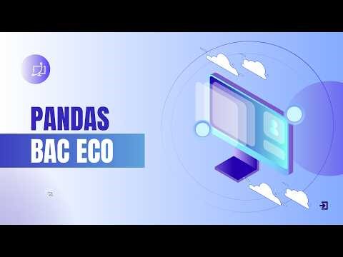 Correction Devoir Contrôle 2 Bac Économie – Pandas Python