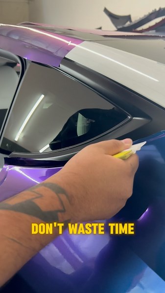 900K views · 2.2K reactions | The cheat code to tucking vinyl!!!! | Aura Premium Vinyl Wrap | Facebook