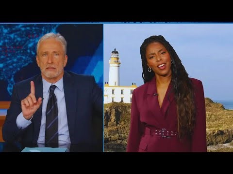 Jessica Williams Crashes Jon Stewart's Daily Show Monologue (Again!)