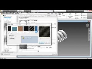 Autodesk: How to make a "Carbon Fiber Coil Spring" in Inventor.