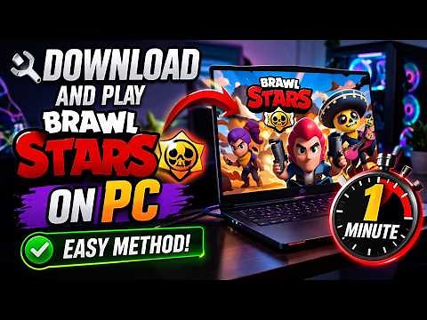 🔧 Download and Play Brawl Stars on PC in 1 Minute (Easy Method) FULL