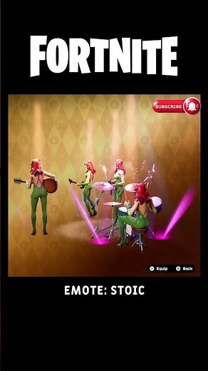 Stoic Emote, Fortnite