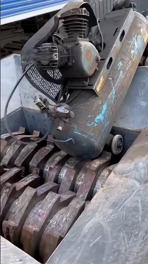 Powerful Shredder vs Air Compressor Tank 😱 | Satisfying Destruction