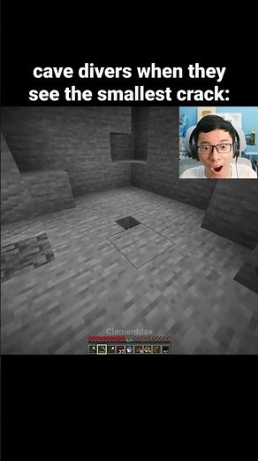 Minecraft Cave Diver Moment