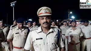 Goan Repoter::SP North Goa, Pernem Police Station DY SP, pernem Police station PI, Mopa Police station PI Along With Staff Visits Harmal beach, Takes Stock Of The Situation. | Goan Reporter