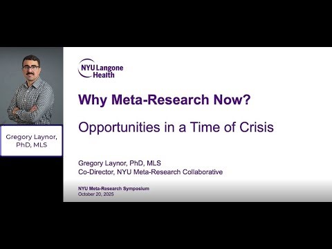 Why Meta-Research Now? Opportunities in a Time of Crisis