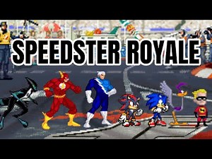 Speedster Battle Royale! The Flash VS Sonic VS Quicksilver VS Shadow VS X-LR8 VS Dash VS Roadrunner