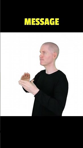 How To Sign MESSAGE in ASL | American Sign Language