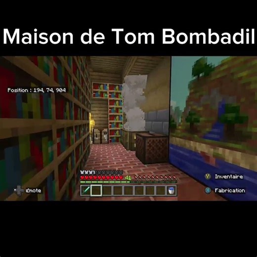#minecraft maison de Tom Bombadil