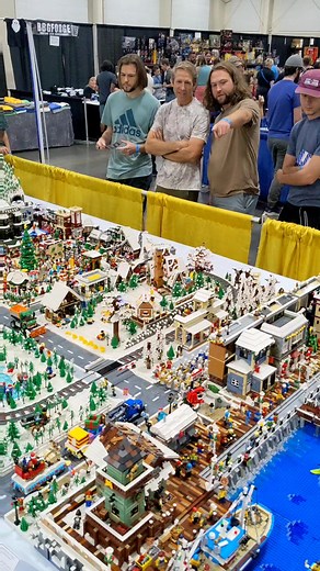 Custom LEGO Ski Mountain Winter Village by James Edward