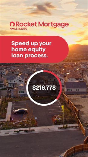 Here’s why home equity loans are more attractive than ever. Not only do they leave your current mortgage rate untouched, but eligible clients could get one much faster now thanks to this automated valuation system from Rocket Mortgage®. With this innovative tool, you get your home’s value in seconds. Curious to see how much equity you could unlock? Check out the tool now – it costs $0 to get started and there’s no obligation to move forward. | Rocket