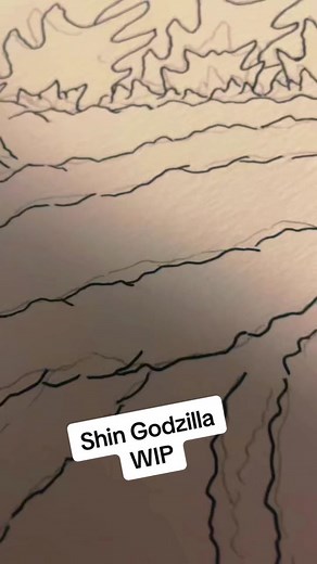 Shin Godzilla Drawing Process | Art Illustration