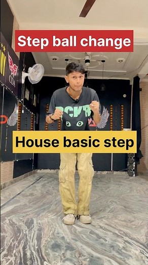 Learn house basic step ( Step ball change ) 👍🏻#dance#learn#basic#step#beginners#tutorial#new#save