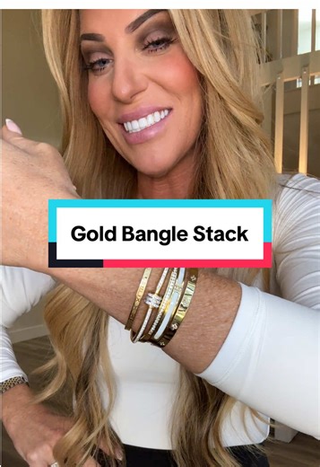 The perfect arm candy 🤩 … or Christmas gift. #braceletstacks #banglebracelets #designerinspired #stockingstuffer #christmasgifts