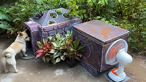 Build an Amazing Dog House Using Recycled Waste – Innovative Dog House Technology