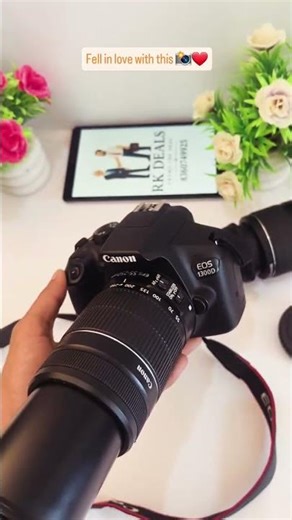Canon 1300D with 18-55mm + 55-250mm Lens Available in India rk deals #photography #india
