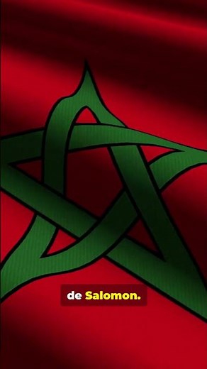 l'histoire du drapeau du Maroc #histoire