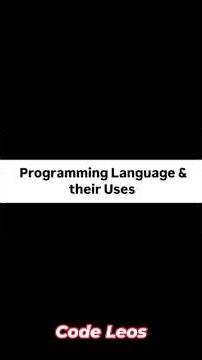 Top Programming Languages & Their Uses 🌏 | C++,Python,Java,JavaScript #shorts #coding #tech #skills