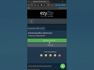 📦 Konwertuj JAR do ZIP w Przeglądarce | Bez Instalacji Oprogramowania