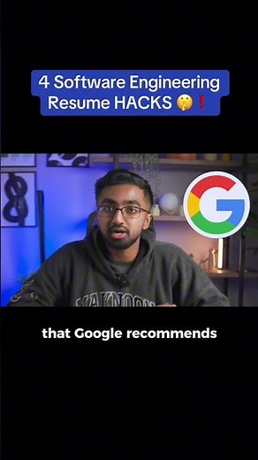 Software Engineer RESUME HACKS