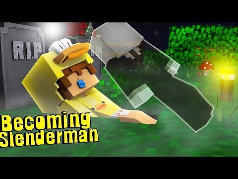 Minecraft || HOW TO BECOME SLENDERMAN - Baby Duck Minecraft