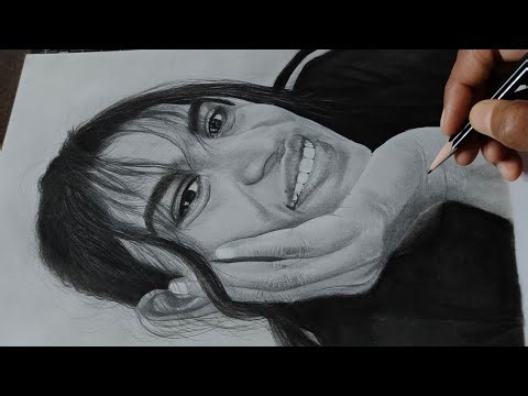 Hyper relastic portrait drawing. How to draw skin texture pores drawing. #neetubamniyaart