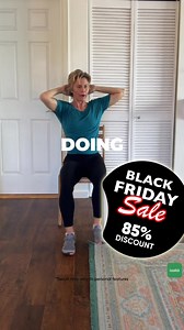 3.7M views · 7.5K reactions | Get VISIBLE body transformation in 28 DAYS with Chair Yoga!  1️⃣ Choose your goal and target areas; 2️⃣ Get a Personalised workout plan; 3️⃣ Track your progress and keep motivated; 4️⃣ See visible results in 4 weeks! | Fitness Challenge | Facebook