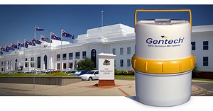 1.6K views · 66 reactions | ANSTO’s Gentech® generator ensures nuclear medicine can be safely transported to Aussie patients every week, no matter where they are. This Australian innovation is on display at the Museum of Australian Democracy. Read more: https://www.ansto.gov.au/gentech-generator | ANSTO | Facebook
