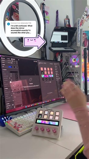 Why Prompter over a third monitor? #elgatoambassador #streamingtech #cooltech @elgato