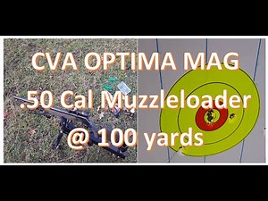 CVA Optima Magnum .50 Cal Muzzleloader ACCURACY @ 100 yards