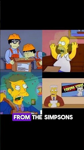 The Simpsons cartoon 1993 predictions of the coronavirus outbreak