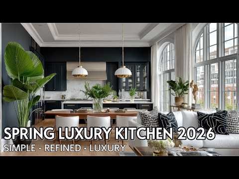 2026 Kitchen Accessorizing: High-End Spring Touches for Luxury