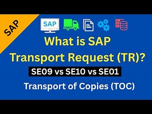 What is Transport Request in SAP | Request Types | SE09 vs SE10 vs SE01 | TOC & SCC8 Auto TR |BASIS