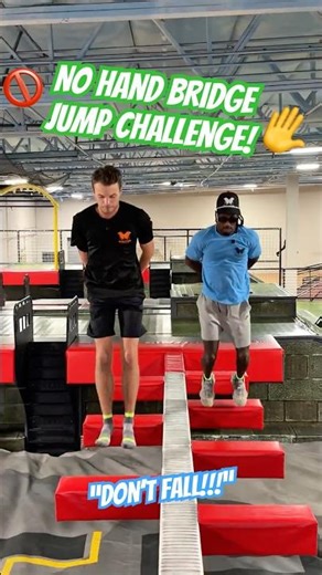 Can we CROSS the WILD BRIDGE with NO HANDS!? 🚫🙌