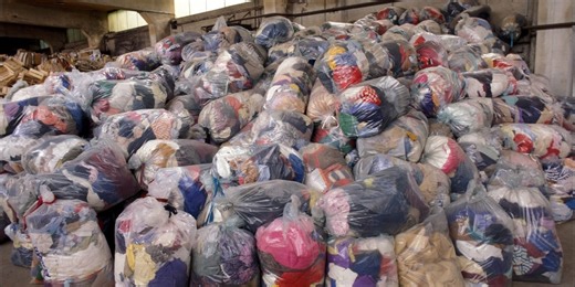 How textile recycling is giving a ripped shirt new life