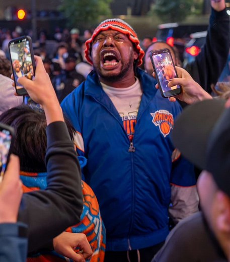 KNICKS ARE GOING TO THE FINALS 🔥 #madisonsquaregarden#knicks#fyp#nba | knicks