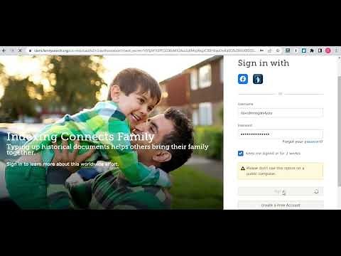 FamilySearch Login | Login Into FamilySearch | Create An Account On FamilySearch
