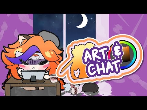 ✦✪ Art & Chat ✪✦ Whipping up some thumbnails for tonight Stream nya!!!