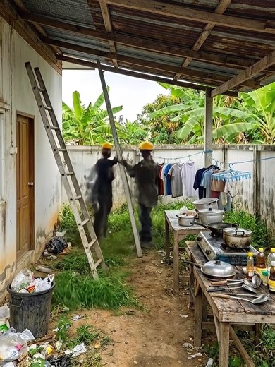 Transforming an Old Kitchen into a Compact Space