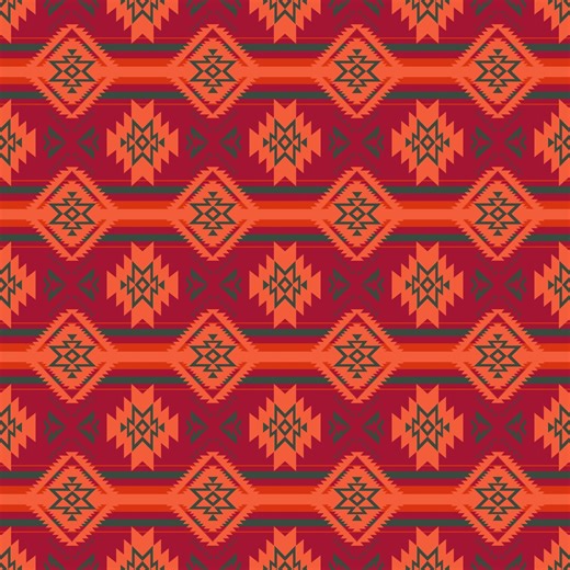 Aztec Southwestern Tribal Seamless Pattern SVG, Colorful Native American Home Decor Sublimation Fabric Prints. - Etsy