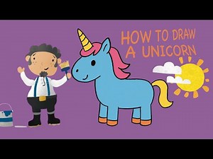 🎨 How to Draw a Unicorn | Easy Step-by-Step Drawing for Kids | Mickey the Fisherman