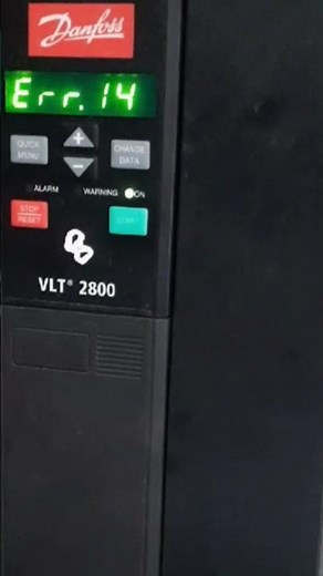 Err.14 | Error 14 | Earth Fault | Ground Fault | danfoss #electronics #electrical #danfoss #vfd